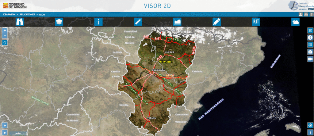 Mapa IDEAragon